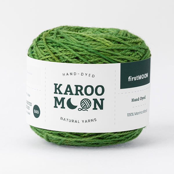 first moon springbok colors green 100% merino wool ball band