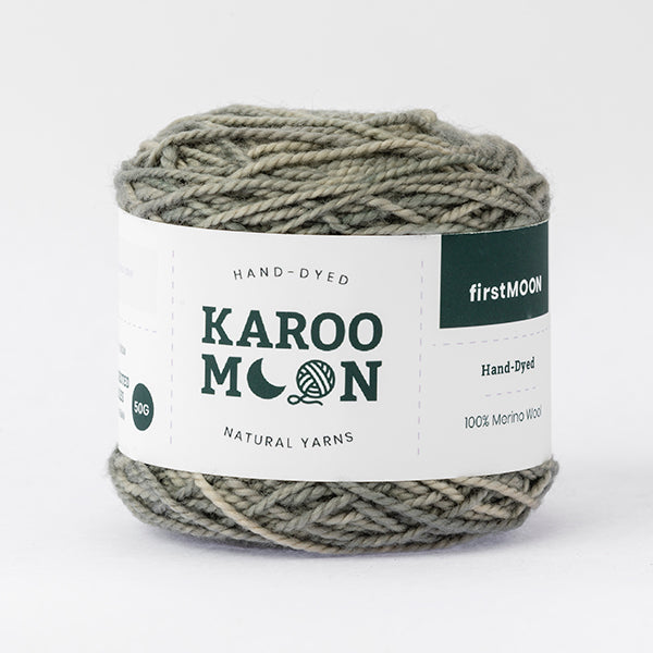 first moon 100% merino wool grey colour wool ball band