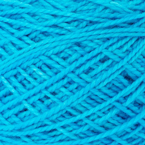 close up of the ocean blue bright blue wool