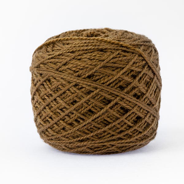 first moon 100% merino wool dark olive brown colour wool