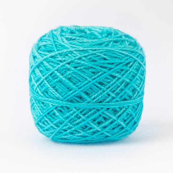 lake blue ball of Karoo Moon wool