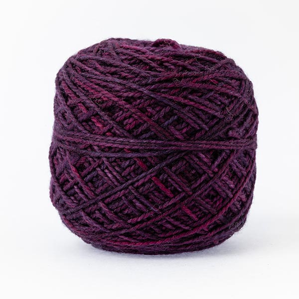 karoo moon first moon 100% merino wool plum purple colour wool