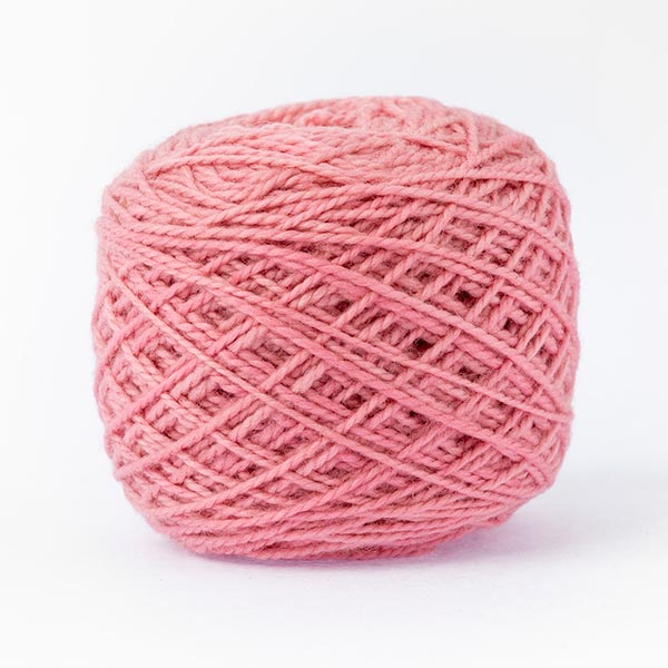 karoo moon first moon 100% merino wool light pink rose colour wool