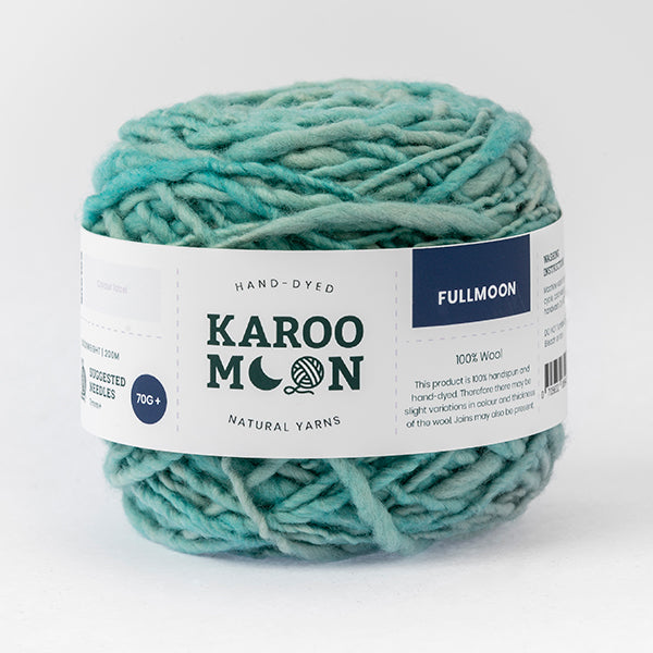 Fullmoon merino Juliet texture chunky wool ball band