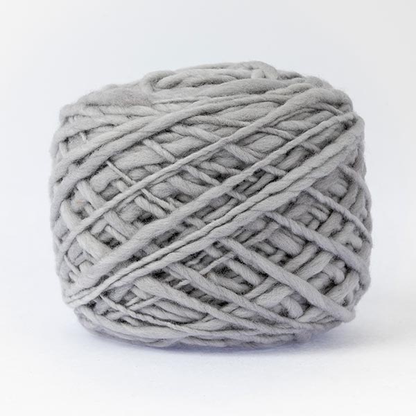 100% merino wool light grey colour