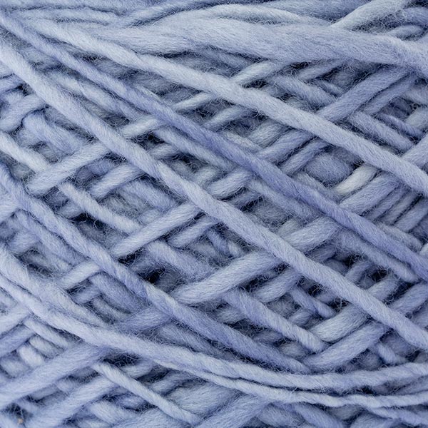 100% merino wool periwinkle blue colour texture detail