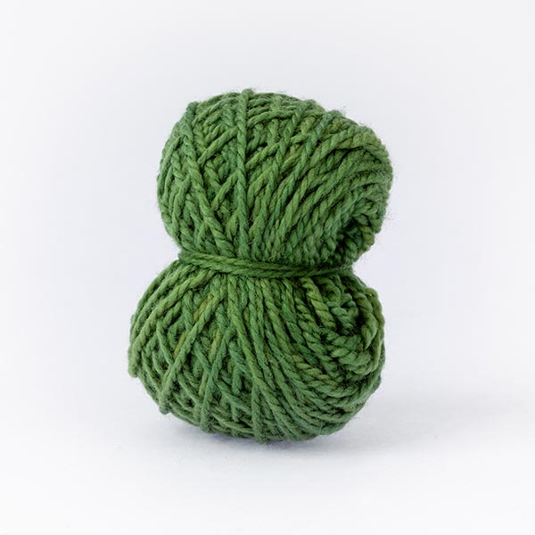 Karoo moon dark green small ball wool