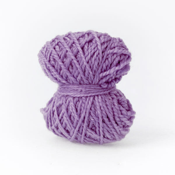 Lavender purple mini moon merino wool