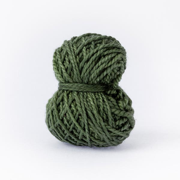 mini moon dark green small ball wool 