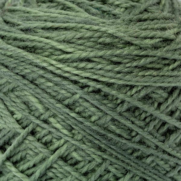 mini moon dark green small ball wool texture detail