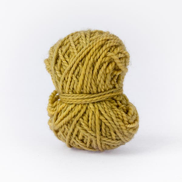 yellow fern mini ball of Karoo Moon wool