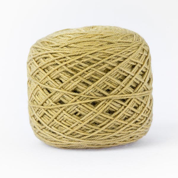 Soft fern green mixed moon wool blend yarn