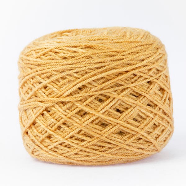 Tercia yellow mixed moon wool blend yarn