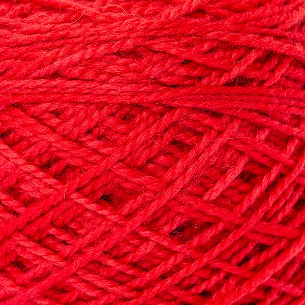karoo moon first moon merino wool blush red colour wool texture detail
