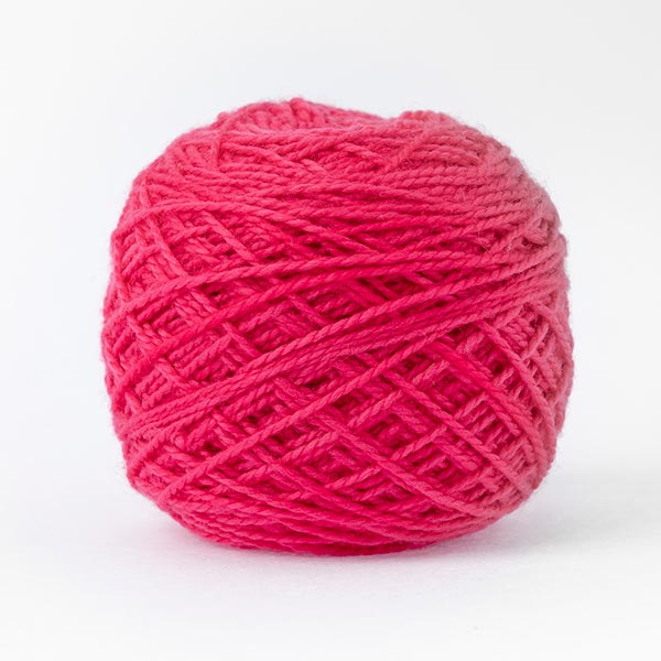 karoo moon first moon 100% merino wool cerise pink colour wool