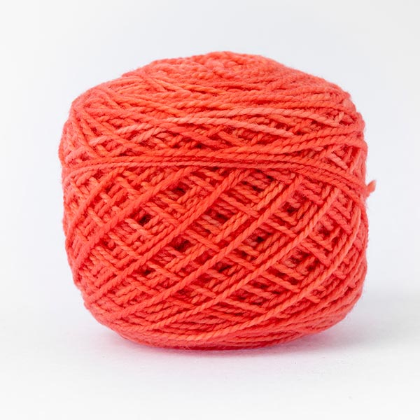 karoo moon 100% merino wool coral red colour wool