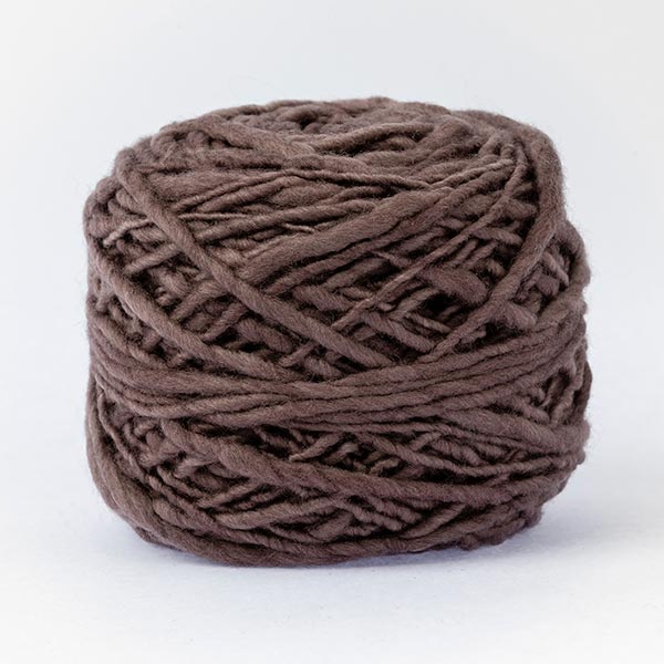 100% merino wool brown colour wool