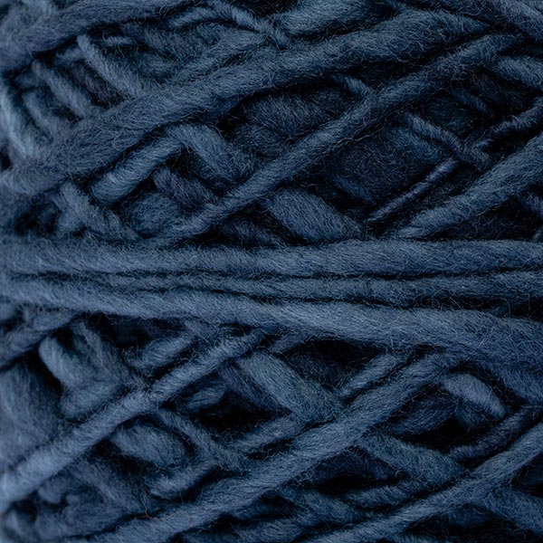 100% merino wool dark blue colour texture detail