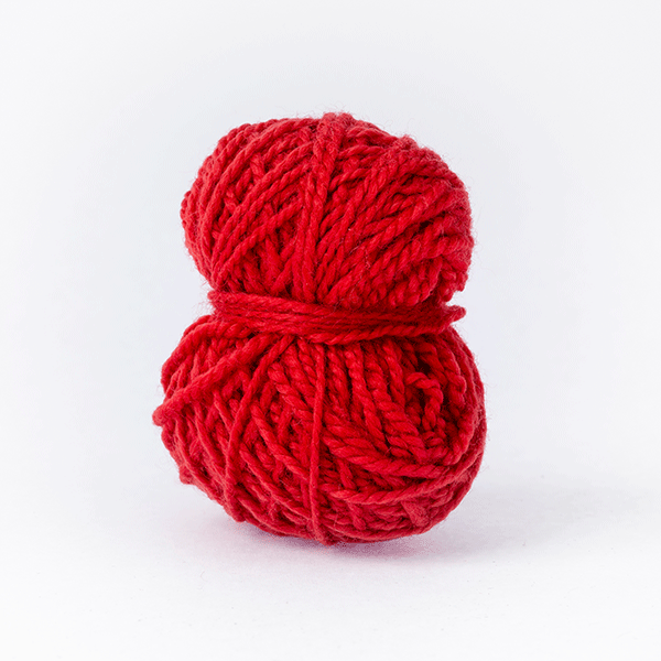 Blush red mini moon merino wool