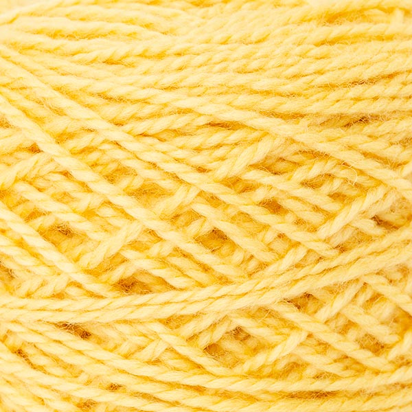 butter yellow Karoo Moon wool texture close up