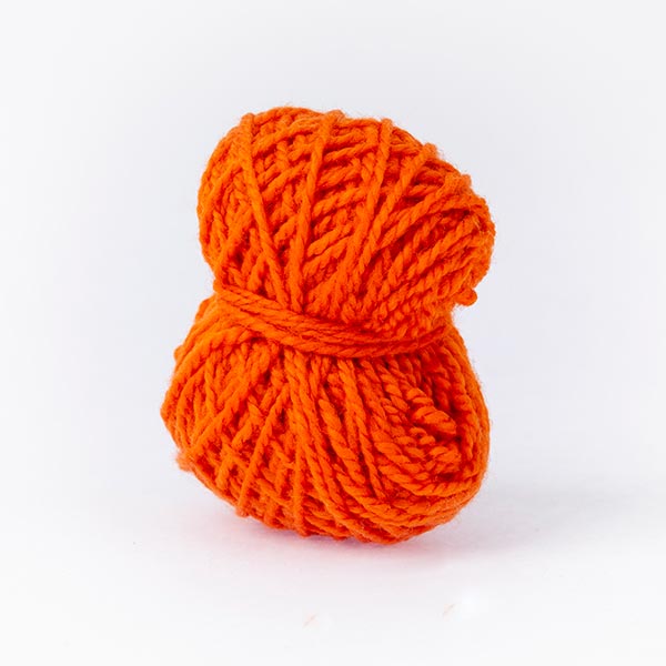 Fuzzy orange ball mini moon