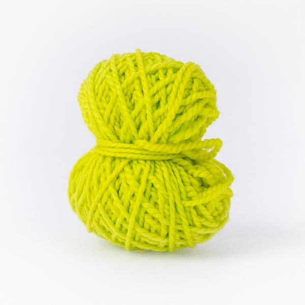 Lime bright ball merino wool 
