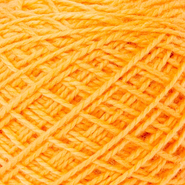 Texture Peach orange mini moon merino wool