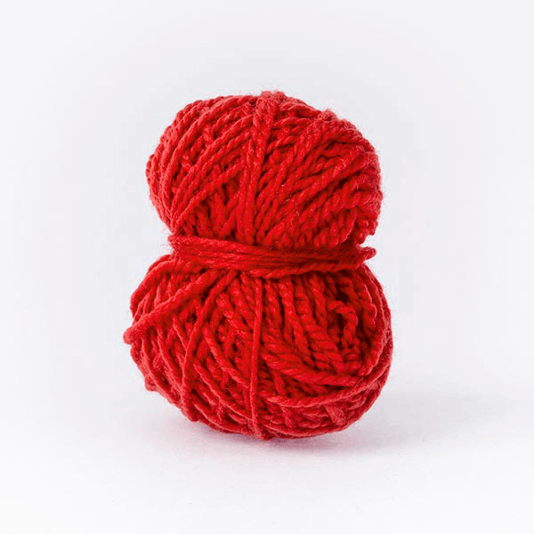 Red wine mini moon merino wool