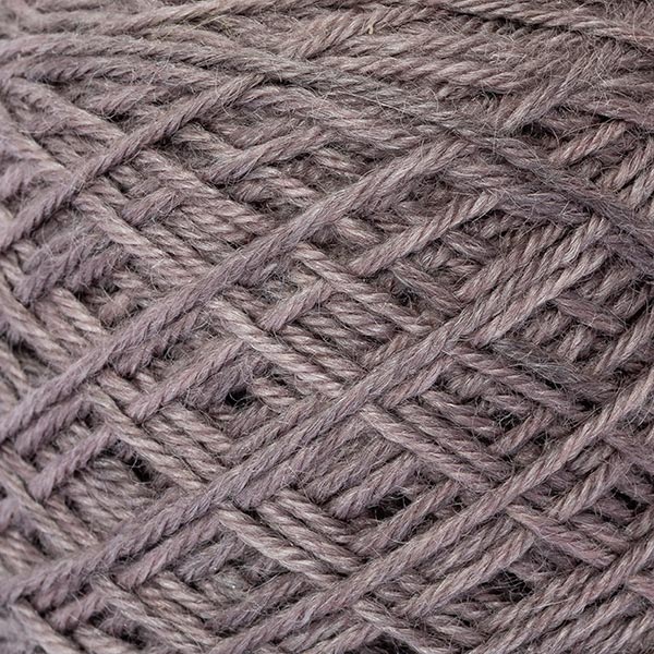wool blend neutral pebble colour ball of yarn texture detail