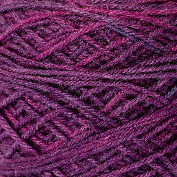 wool blend purple ball of yarn