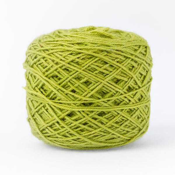 Stylish Lime green mixed moon wool blend yarn